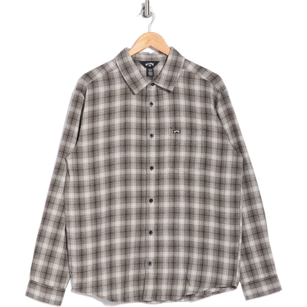 BILLABONG
Dallas Plaid Cotton Button-up Shirt In Charcoal